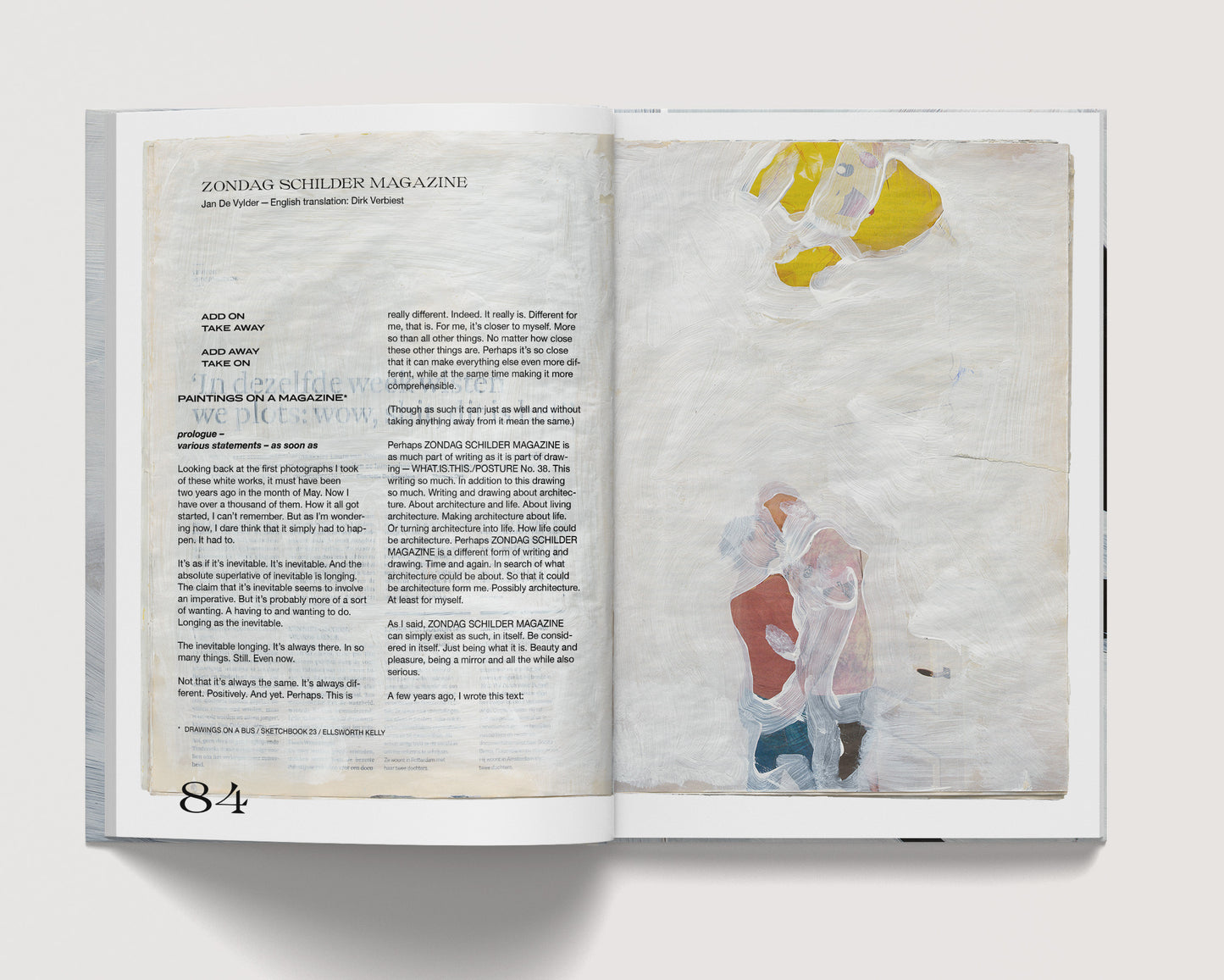 Jan De Vylder ‘Zondag Schilder Magazine’